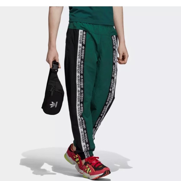 adidas originals green joggers